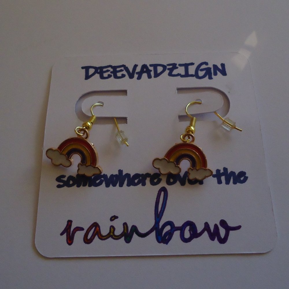 Hanging Rainbow Earrings - Picture 5 of 14